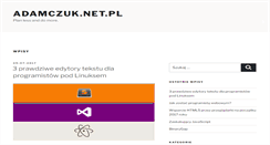 Desktop Screenshot of adamczuk.net.pl